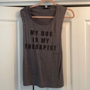 Cute gray tank top